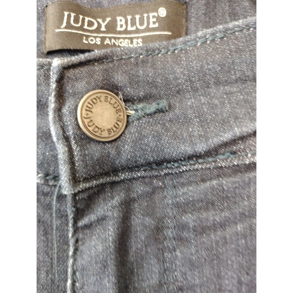 Judy Blue Jeans Women's 18W Medium Wash Skinny Fit Slightly Distressed Pockets - Picture 9 of 12